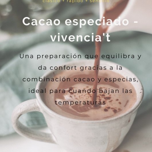 Receta Cacao especiado Vivencia't - Ebook